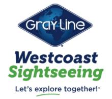 Gray line Westcoast sightseeing logo